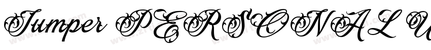 Jumper PERSONAL USE字体转换 Jumper PERSONAL USE字体转换